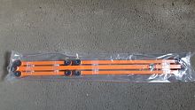 Реактивная штанга комплект 2101 профильная труба. оранжевая втулки рычага 2108 РЕГУЛИРУЕМАЯ